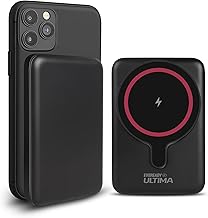 Eveready Ultima MagSafe Compatible Power Bank- PB30, 5,000mAh, 22.5W Wired & 15W Magnetic Wireless Fast Charging for iPhone 12 & Above, Android & Qi D