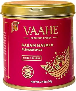 VAAHE Garam Masala 70g | Handcrafted Blend of 17+ Premium Whole Spices | Authentic Indian Masala for Curries, Gravies & Tadka | Freshly Ground and Pac