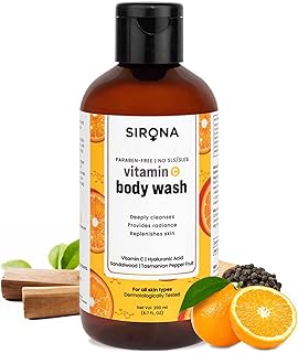 Sirona Natural Vitamin C Body Wash for Men & Women - 200 ml