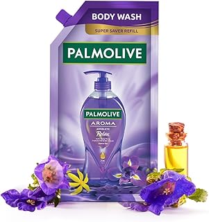 Palmolive Aroma Absolute Relax Body Wash For Women & Men, 750Ml Body Wash Refill Pack, 100% Natural Ylang Ylang Essential Oil & Iris Extracts For A So