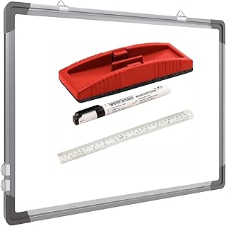 Eclet Non Magnetic 2 X 3 Feet Double Sided White Board and Chalk Board Front Side Whiteboard Marker Surface and Back Side Chalkboard Surface (2 X 3 Fe