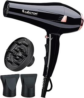 Hector Professional 2500 Watt Tornado Hair Dryer for Women Black