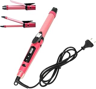2 in 1 Hair Straightener & Curler for Women | Ceramic Hair Straightening Iron with Fast Heating, Temperature Control & Frizz Free Styling | Profession
