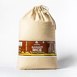 Apka Kisan Basmati Rice 5 Kg | Long Grain Naturally Aged Rice | Aromatic Non-Sticky Rice for Biryani, Pulao & Daily Cooking