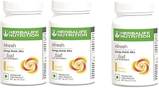 Herbalife HN Nutrition Afresh Energy Drink (Lemon Flavour, 50 g) -Combo Pack of 2