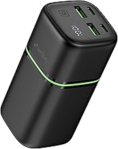 URBN 20000 mAh 35W Ultra Fast Power Bank | Two Way Ultra Fast Charging | Pocket Size| Dual Type C Power Delivery (PD) Output + 2 USB-A Output for Quic