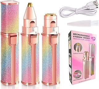 Trimmer & Facial Hair Remover Razor for Women - Professional Personal Hair Removal (Pack of 1) (Portable eyebrow epilator), Multicolor