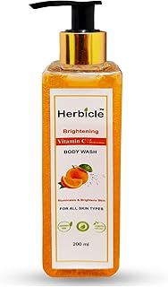 Vitamin C + Vitamin E + Hydrovance Body Wash For Illuminates & Brightens Skin | 100% natural | For All Skin Types | 200 ml