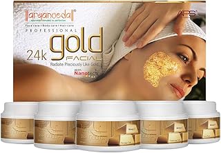 Aryanveda APS Gold Facial Kit for Deep Moisturization & Radiant Instant Glowing Skin | Professional DIY Kit For Women & Men | For Oily Dry All Skin Ty