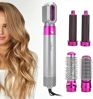 Drumstone (NEW WITH 17 YEARS LIMITED WARRANTY) 5 IN 1 Hair Dryer Brush, Multifunctional Hot Air Styler Hair Tools Detachable Brush Head for Straighten
