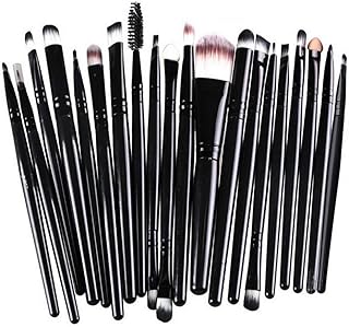 Makeup Brushes ZHIYE Make up Brush Set 21 PCs Professional Face Eyeliner for Foundation Blush Concealer Eyeshadow with Travel Black