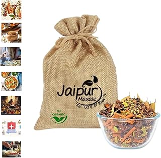 JAIPUR MASALE Khada Garam Masala|Whole Spices Blend|Sabut Garam Masala (100Gm) With Jute Bag
