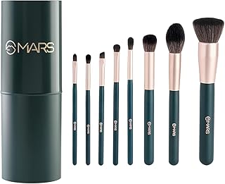 Tools of Titan Brush Set of 8 with Holder | Face & Eyes Makeup Brush Set with Ultra Soft Bristles (PACK OF 8)-SH7711