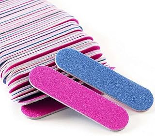 Nail File 12 pcs (100/180) Grit Board Mini Nail Filer Set for Acrylic | Mini Nail Fillers Set | Natural Nails For professional Nail Art Use in Salons