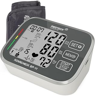 MEDTECH® BP11 Fully Automatic Portable Digital Blood Pressure Monitor with Smart MDD Technology - Cuff Size - 22-42cm