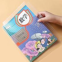 Parssufy Transparent Paper Sticker Book Cover Film Clear Matte for Craft 10Pcs,Waterproof School Textbook Protective Case Cover Can Be Cut Self-Adhesi