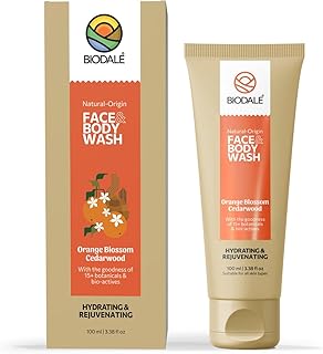 Natural Origin Multi Herbal Face and Body Wash with Orange Blossom and Cedarwood | With Papaya Enzyme, Oat Beta Glucan and Niacinamide | Sulfate and P