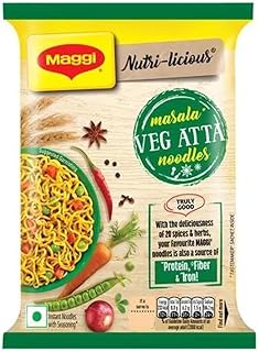 Maggi Nutri-Licious Masala Veg Atta Noodles, 75g