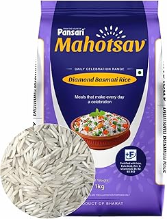 Mahotsav Diamond Basmati Rice, 1 Kg Bag by Pansari Brand