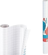 Clear Contact Paper for Books | Self-Adhesive Transparent Book & Textbook Covers | Protective Plastic Contact Paper Roll | Acid-Free | Paperback & Har