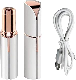 NeoCraft Facial Epilator Hair Removal Machine for Women, USB Rechargeable, Face Chin Cheek Eyebrow Upper Lip Hair Remover, White Hair Removal Machine