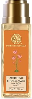 Forest Essentials Shower Wash Lime Saffron Oudh | Sulphate-Free Ayurvedic Body Wash | Softens, Scents & Hydrates Skin