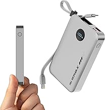 Nu Republic Powerpop X4 10000mAh 22.5W Super Fast Charging, USB Type-C Input Power Bank & 22.5W Power Delivery, Built-in Charging Cables, 4 Outputs, T