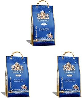 Haryana King Premium Basmati Rice – 5kg | Extra Long Grain | Aged & Fluffy | Aromatic Rice for Biryani, Pulao & Daily Cooking | Non-Sticky Texture | N