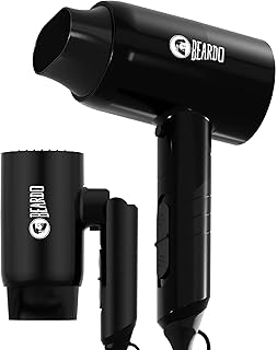 BEARDO Styling Gun ULTRA Advanced Hair Dryer for Men | 1600 Watts Foldable Hair Dryer | 3 Heat 2 Speed Setting | Travel Friendly | Cool Shot Button