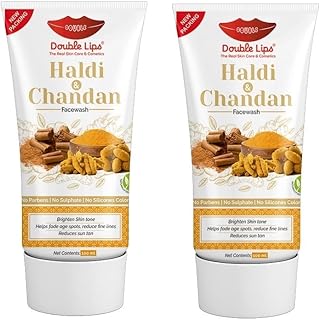 Turmeric Face Wash, Turmeric Extract, Removes Pimples & Blackheads, For Acne Prone Skin, Natural & Cruelty Free, 100 gm, Pack of 2