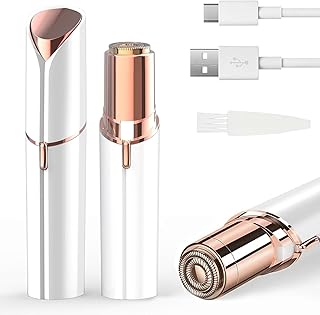 Flawless Facial Hair Remover Machine For Men & Women - Face, Chin, Cheek, Upper Lip Hair Remover, USB RECHARGEABLE Epilator Machine for Women