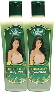 "THE SOUMI'S CAN PRODUCT Green Tea De Tan Body Wash with Green Tea Extract, Cucumber Fruit Extract for Retaining Skin Moisture, Hydration & Elasticity