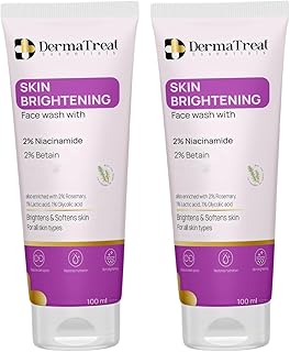 Skin Brightening Face Wash | With 2% Niacinamide, 2% Betaine and Hyaluronic Acid | Deep Cleansing, Hydrating and Glow Boosting Formula | Reduces Dark