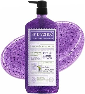 St. D’vence Berry Bunch Salicylic Acid Body Wash Shower Gel for Women & Men | Moisturizing Body Wash for Dry Skin | Body Wash for Winter Season | Exfo