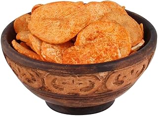 GO KITCHEN House Homemade Rajasthani Famous Aalu Papdi Aalu Chips Spicy Tangy Blended with Red Chilli Spices (5 Kg)