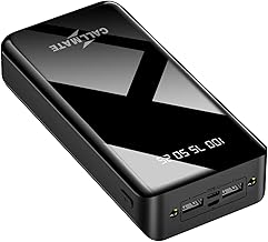 CALLMATE 30000Mah High Capacity Power Bank,15W Fast Charging|Digital Display|2 USB Output Ports&2 Input|Led Torch|for iPhone,Smartphones(15 W,Fast Cha