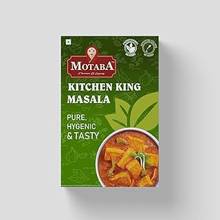 Motaba Kitchen King Masala Powder 100Gram | Blended Spice Mix | For Healthy Delicious & Flavourful Cooking | Easy to Cook | Hygienically Packed | No P
