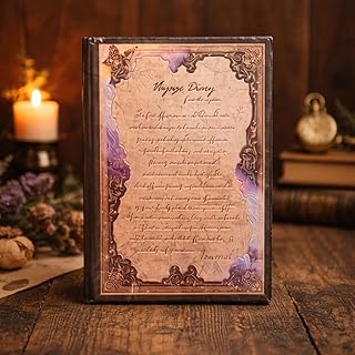 SAMVARDHAN Vintage Hardcover Journal Notebook – A5 Lined Diary for Writing, Travel, Office & Personal Notes | Classic Retro Design Journal Notebook fo