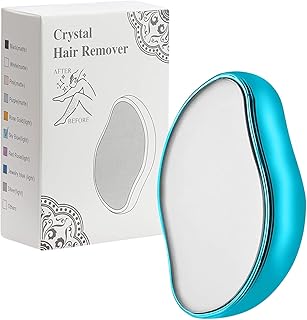 TRU Crystal Hair Remover for Women and Men, Painless Hair Eraser with Epilator Nano Glass Technology Suppresses Hair Growth Speed Reusable Hair Remova