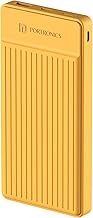 Portronics Luxcell B12 10,000mAh 12W Power Bank, Ultra Slim Power Bank with USB-A Output Port & Dual Input Ports (Micro & Type C Input Ports)|BIS Cert
