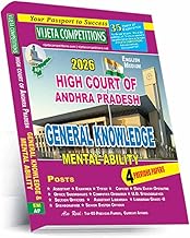 AP High Court 2026 Exam Guide: General Knowledge & Mental Ability | 4 Previous Papers | English Medium | Vijeta Competitions