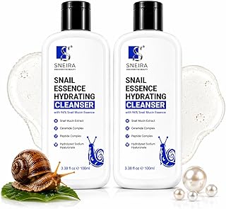 Snail Essence Face Wash 100 ML(Pack Of 2) with 96% Mucin – Hydrating Cleanser for Glowing Skin & Deep Moisture | Suitable for All Skin Types