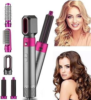 Drumstone [𝟏𝟓 𝐘𝐄𝐀𝐑𝐒 𝐖𝐀𝐑𝐑𝐀𝐍𝐓𝐘] 5-in-1 Multifunctional Hair Dryer Comb, Hot Air Styler for Curling, Straightening, Drying, and Frizz-Free Hair, Fast Hea