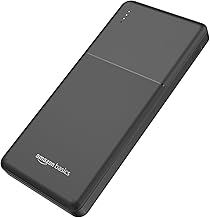 Amazon Basics – 10000mAh Power Bank | 22.5W Fast Charging | 2 USB-A & 1 Type-C Output | Multi-Layer Protection | Universal Compatibility | Compact Tra