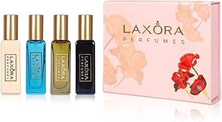Laxora Women's Delight Luxury Perfume Gift Set 4x30 ml | Elegant & Long-Lasting Fragrances for Women | Floral, Fruity, and Oriental Scents