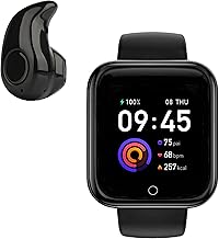 TechKing (Special 15 Years Warranty) Waterproof D116 Touchscreen Men Women Smart Watch Bluetooth Smartwatch with Health Monitoring Other Basic Functio