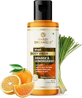 Khadi Organique Orange & Lemongrass Body Wash 210 ML