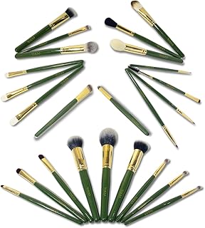 NyZAA Perfect Symmetry Brush Set |24 Pcs.| – Complete Makeup Brush Kit for Skincare, Blending, Contour, Foundation, Blusher, Baking, Highlighting, and