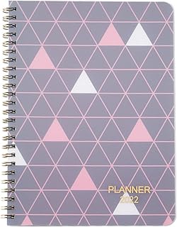 A5 Lined Spiral Notebook Hardcover Journal for Office, School Supplies