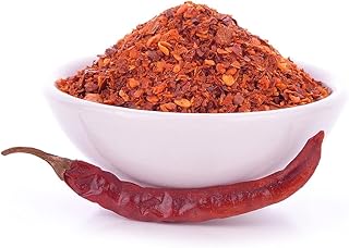 Veganic Organic Dried Red Chilli Flakes | Pizza/Pasta Seasoning | Chilly Flakes Sprinkler | Top-on Pizza, Pasta, stir-Fries (4800G)